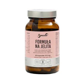 Panaseus Formuła na Jelita, 50 kapsułek KRÓTKA DATA - zdjęcie produktu