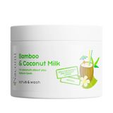 Nacomi, peeling do ciała, bambus i mleko kokosowe, 100 ml - miniaturka zdjęcia produktu