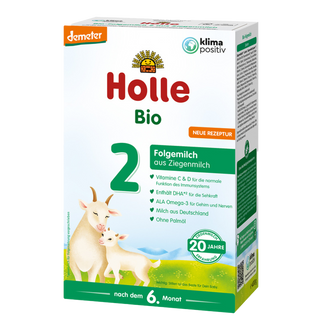 Holle Bio 2, mleko następne na bazie mleka koziego, od 6 miesiąca, 400 g - zdjęcie produktu