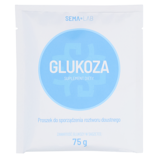 SEMA Lab Glukoza, proszek do sporządzania roztworu doustnego, 75 g - zdjęcie produktu
