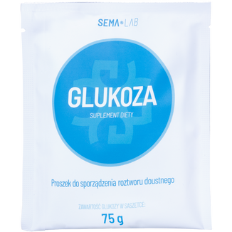 SEMA Lab Glukoza, proszek do sporządzania roztworu doustnego, 75 g - zdjęcie produktu