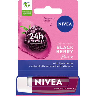 Nivea, pomadka do ust, Blackberry Shine, jeżyna, 1 sztuka - zdjęcie produktu