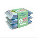 Zestaw Mustela Bebe Enfant, chusteczki nawilżane z organicznym awokado, od urodzenia, skóra normalna, 2 x 60 sztuk + 60 sztuk gratis - miniaturka zdjęcia produktu