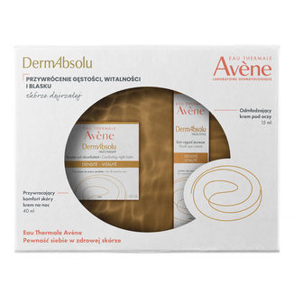 Zestaw Avene DermAbsolu, krem przywracający komfort skóry, na noc, 40 ml + odmładzający krem pod oczy, 15 ml - zdjęcie produktu