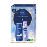 Zestaw Nivea Caring Moment, żel pod prysznic, Creme Care, 250 ml + mleczko do ciała, wygładzające, 250 ml - miniaturka zdjęcia produktu