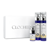 Zestaw Clochee Anti-Aging Facial Skin Care, przeciwzmarszczkowy krem, 50 ml + krem odmładzający na noc, 50 ml + krem maska pod oczy, 15 ml - miniaturka zdjęcia produktu
