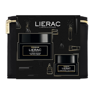 Zestaw Lierac Premium, jedwabisty krem przeciwzmarszczkowy do twarzy, 50 ml + krem pod oczy, 15 ml w prezencie - zdjęcie produktu