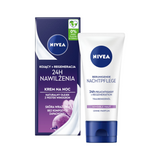 Nivea 24H Nawilżenia, krem kojąco-regenerujący, na noc, 50 ml - miniaturka zdjęcia produktu