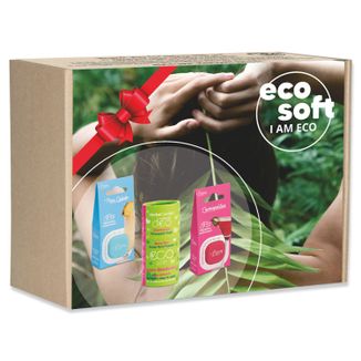 Zestaw Eco Soft NO. 2, naturalny dezodorant, 50 ml, + Lippy, balsam do ust, Cosmopolotan, 6,2 g + balsam do ust, Pina Colada, 6,2 g - zdjęcie produktu