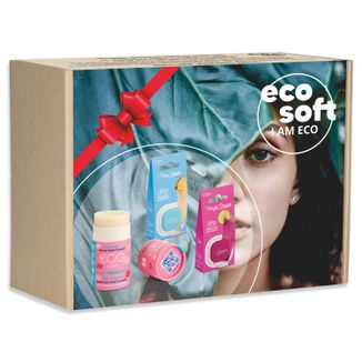 Zestaw Eco Soft NO. 3, naturalny dezodorant, 50 ml, + Lippy, balsam do ust, Purple Dream, 6,2 g + balsam do ust, Pina Colada, 6,2 g KRÓTKA DATA - zdjęcie produktu