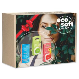 Zestaw Eco Soft NO. 4, naturalny dezodorant, 50 ml, + Lippy, balsam do ust, Mojito, 6,2 g + balsam do ust, Tequila Sunrise, 6,2 g - zdjęcie produktu