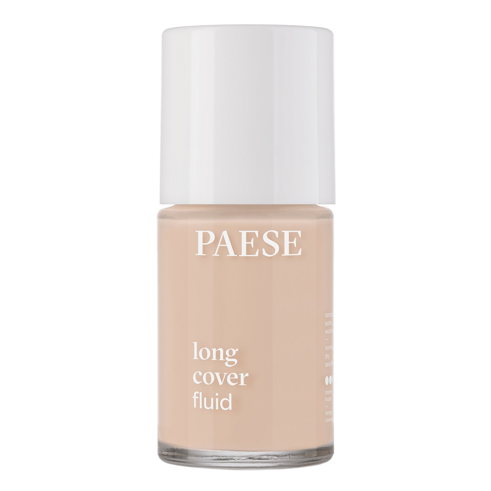 Paese Paese Long Cover Fluid 0,5 Kość Słoniowa, podkład kryjący, 30 ml