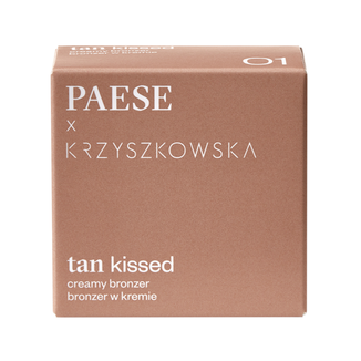 Paese x Krzyszkowska Tan Kissed, bronzer w kremie, 01, 12 g - zdjęcie produktu