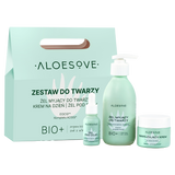Aloesove Zestaw do twarzy, żel myjący, 190 ml + krem na dzień, 50 ml + żel pod oczy, 15 ml USZKODZONE OPAKOWANIE - miniaturka zdjęcia produktu