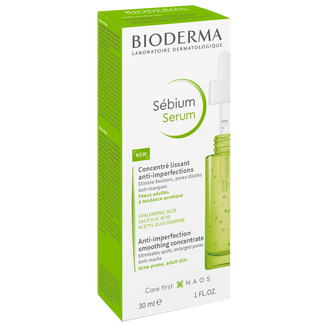 Bioderma Sebium, wygładzające serum przeciwstarzeniowe, 30 ml - zdjęcie produktu