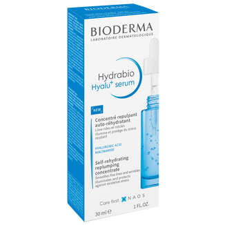 Bioderma Hydrabio Hyalu+, nawilżające serum przeciwzmarszczkowe, 30 ml - zdjęcie produktu