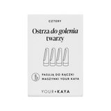 Your KAYA, wymienne ostrza do golenia twarzy, 4 sztuki USZKODZONE OPAKOWANIE Your KAYA, wymienne ostrza do golenia twarzy, 4 sztuki USZKODZONE OPAKOWANIE - miniaturka zdjęcia produktu
