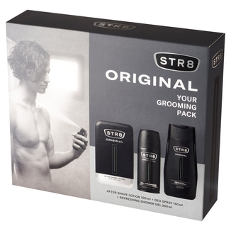 Zestaw STR8 Original, woda po goleniu, 100 ml + dezodorant, 150 ml + żel pod prysznic, 250 ml - zdjęcie produktu