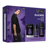 Zestaw STR8 Game, woda po goleniu, 100 ml + dezodorant w sprayu, 150 ml + żel pod prysznic, 250 ml - miniaturka zdjęcia produktu