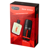 Zestaw STR8 Red Code, woda po goleniu, 50 ml + dezodorant w sprayu, 150 ml Zestaw STR8 Red Code, woda po goleniu, 50 ml + dezodorant w sprayu, 150 ml - miniaturka zdjęcia produktu