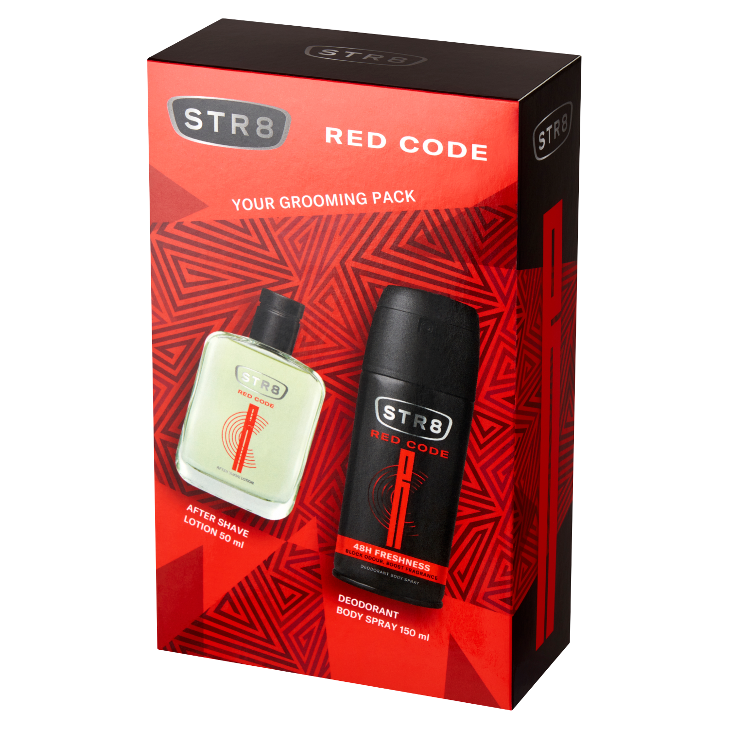 Str8 Zestaw STR8 Red Code, woda po goleniu, 50 ml + dezodorant w sprayu, 150 ml