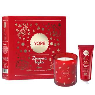 Zestaw Yope Zimowa Bajka, świeca zapachowa + ochronny krem do rąk, 50 ml - zdjęcie produktu