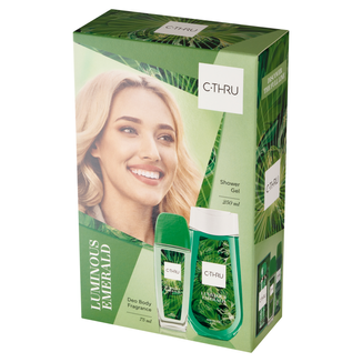 Zestaw C-THRU Luminous Emerald, dezodorant, 75 ml + żel pod prysznic, 250 ml - zdjęcie produktu