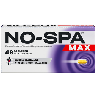 No-Spa Max 80 mg, 48 tabletek USZKODZONE OPAKOWANIE - zdjęcie produktu