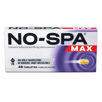 No-Spa Max 80 mg, 48 tabletek - zdjęcie produktu