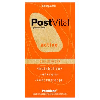 PostVital Active, 60 kapsułek - zdjęcie produktu