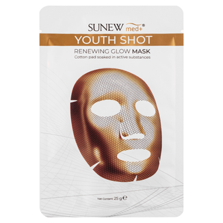 SunewMed+ Youth Shot, regenerująca maska rozświetlająca w płachcie, 1 sztuka - zdjęcie produktu