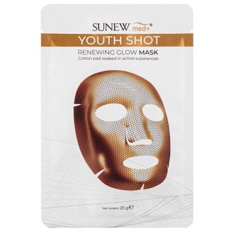 SunewMed+ Youth Shot, regenerująca maska rozświetlająca w płachcie, 1 sztuka - zdjęcie produktu