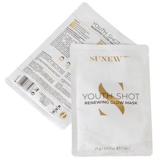 SunewMed+ Youth Shot, regenerująca maska rozświetlająca w płachcie, 1 sztuka - zdjęcie produktu