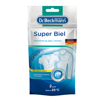 Dr. Beckmann Super Biel, proszek wybielający do tkanin, 80 g - zdjęcie produktu
