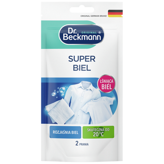 Dr. Beckmann Super Biel, proszek wybielający do tkanin, 80 g - zdjęcie produktu