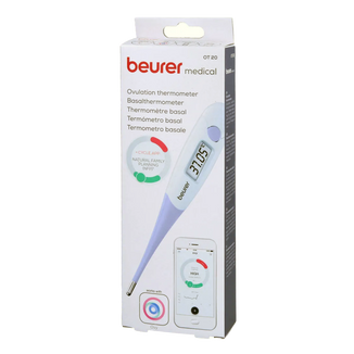 Beurer OT 20, termometr owulacyjny, elektroniczny, z giętką końcówką, z funkcją Bluetooth - zdjęcie produktu