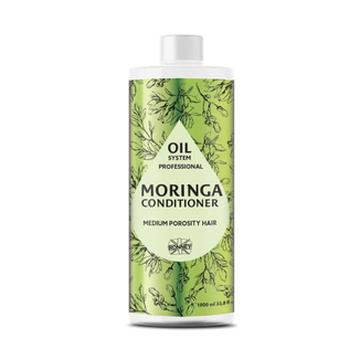 Ronney Professional Oil System Medium Porosity Hair, odżywka do włosów średnioporowatych z olejkiem moringa, 1000 ml - zdjęcie produktu