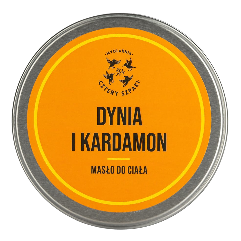 Mydlarnia Cztery Szpaki Cztery Szpaki, masło do ciała, dynia i kardamon, 150 ml — Składniki i ocena