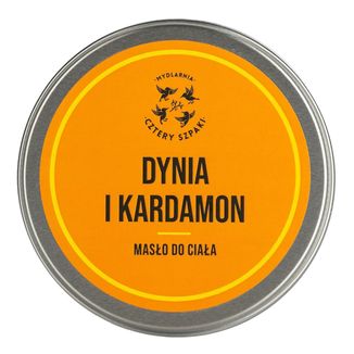 Cztery Szpaki, masło do ciała, dynia i kardamon, 150 ml - zdjęcie produktu