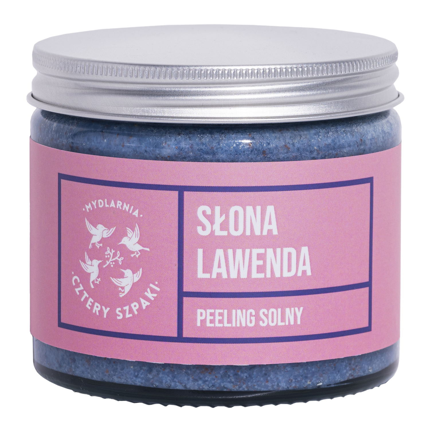 Mydlarnia Cztery Szpaki Cztery Szpaki, peeling solny do ciała, słona lawenda, 250 ml