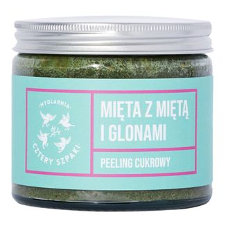 Cztery Szpaki, peeling cukrowy, mięta z miętą i glonami, 250 ml - zdjęcie produktu