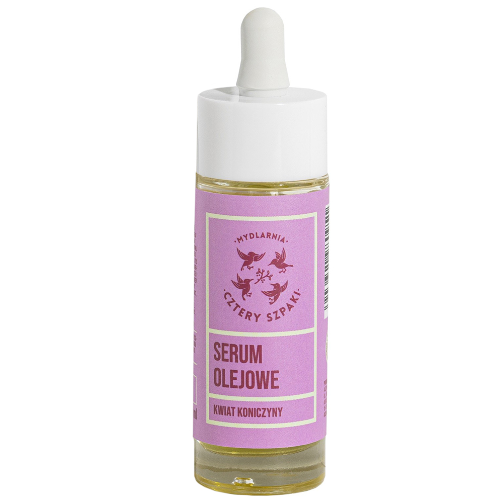 Mydlarnia Cztery Szpaki Cztery Szpaki, serum olejowe do twarzy, kwiat koniczyny, 30 ml