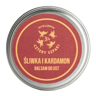 Cztery Szpaki, balsam do ust, śliwka i kardamon, 15 ml - zdjęcie produktu