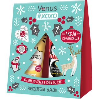 Zestaw Venus XOXO Akcja Regeneracja, balsam do ciała, 250 ml + krem do rąk, 100 ml - zdjęcie produktu