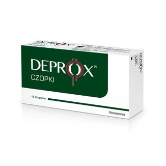 Deprox, czopki na zapalenie prostaty, 10 sztuk - zdjęcie produktu