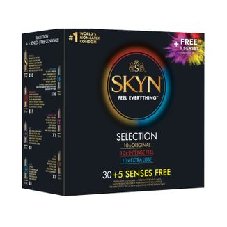 Unimil Skyn Selection, zestaw prezerwatyw, 30 sztuk + 5 sztuk gratis - zdjęcie produktu
