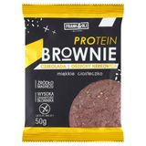 Frank&Oli Protein Brownie, ciasteczko miękkie, czekolada + orzechy nerkowca, 50 g - miniaturka zdjęcia produktu