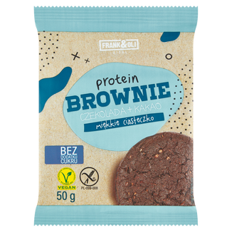 Frank&Oli Protein, ciasteczko miękkie, czekolada + kakao, 50 g - zdjęcie produktu