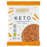 Frank&Oli Keto, ciasteczko miękkie, peanut butter, 50 g KRÓTKA DATA - miniaturka zdjęcia produktu