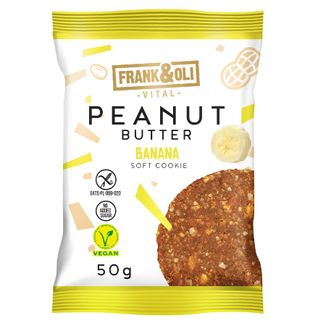 Frank&Oli Peanut Butter, ciasteczko miękkie, banan, 50 g - zdjęcie produktu